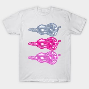 A trio of colourful Hurdy-Gurdies T-Shirt